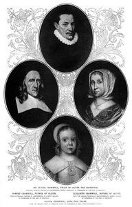 De familie Cromwell, 1899 door Unbekannt