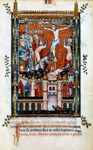 De kruisiging van St. Denis, 1317 door Unbekannt