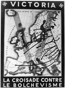 De Kruistocht tegen het Bolsjewisme, Vichy Franse propagandaposter, 1941