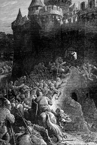 De ruzie van de kruisvaarders, 1909 door Unbekannt