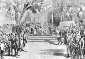 Het Crystal Palace, Hyde Park, 1851: Geopend door koningin Victoria, 1 mei 1901 door Unbekannt