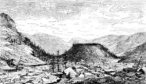 De beker, bij de bron van de Oka, Rusland, 1895 door Unbekannt