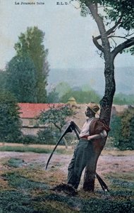 Het Einde van de Dag, c1900 door Unbekannt