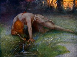 De dood van Siegfried, 1906 door Unbekannt
