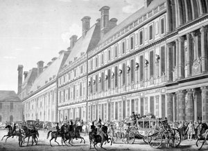Het Vertrek uit het Tuilerieënpaleis, 2 december 1804, 19e eeuw door Unbekannt