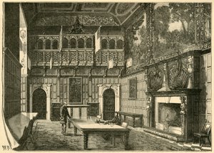 De eetzaal, Hatfield, 1898 door Unbekannt