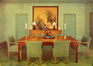 De eetkamer - Paul T. Frankl, Beverly Hills, Californië, 1941