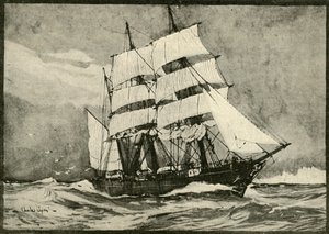 De Ontdekking Onder Volle Zeilen, 1901 door Unbekannt