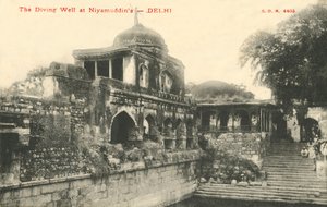 De duikput bij Niyamudddins - Delhi door Unbekannt