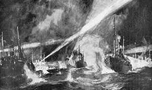 Het Doggersbank-incident, Russisch-Japanse Oorlog, 1904-1905 door Unbekannt
