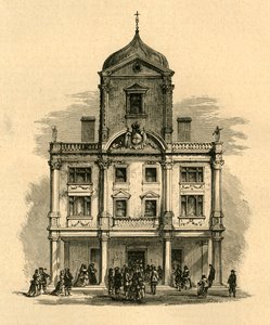 Het Dorset Gardens Theater, Whitefriars, 1897 door Unbekannt