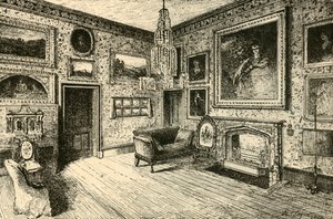 De Salon in Abbotsford, 1882 door Unbekannt