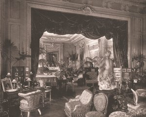 De salon in Sandringham House, Norfolk, 1894 door Unbekannt