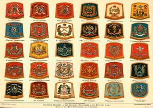 De Trombanieren van de Cavalerie Regimenten van het Britse Leger, 1902