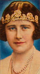 De hertogin van York ten tijde van haar huwelijk, 1923 door Unbekannt
