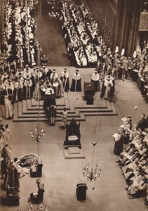 De hertog van Kent brengt hulde aan de pas gekroonde koning George VI, 1937 door Unbekannt