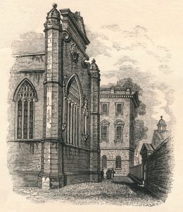 Het Oostelijke Eind van de Collegekapel, Peterhouse, Cambridge 19e eeuw