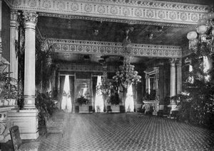 De Oostkamer in het Witte Huis, Washington DC, VS, 1908