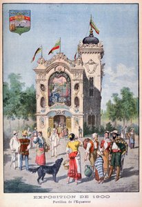 Het Ecuadoraanse paviljoen op de Wereldtentoonstelling van 1900, Parijs, 1900 door Unbekannt