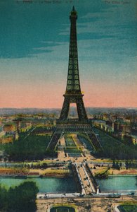 De Eiffeltoren, Parijs, ca. 1920 door Unbekannt