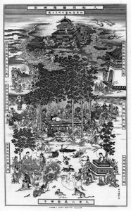 De Acht Gebeurtenissen van het Nirvana van Sakyamuni, 18e eeuw, 1886 door Unbekannt