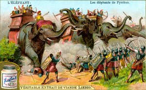 De olifanten van Pyrrhus, ca. 1900