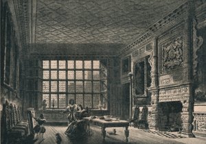 De Elizabethaanse Kamer, Coombe Abbey, Warwickshire, 1915 door Unbekannt