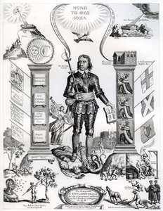 Het embleem van de Engelse verwarring, 1658, 1899 door Unbekannt