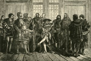 De keizer Maximiliaan omringd door de meest illustere van zijn tijdgenoten 1508-1519, 1890