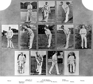 Het Engelse cricketteam van 1912