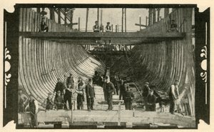 Het Engelse Schip, Discovery, In Aanbouw, 1901