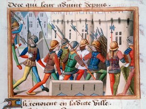 De Engelsen worden uit Parijs verdreven, april 1436 door Unbekannt