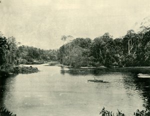 Het Ennoggera-reservoir door Unbekannt