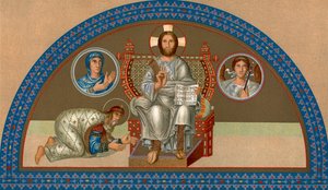 De troon gezeten Christus, 1902