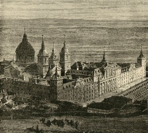 Het Escurial, nabij Madrid, 1890 door Unbekannt