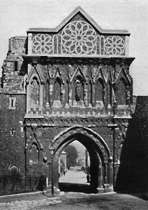 De Ethelbert-poort, Norwich, 1892, 1903 door Unbekannt