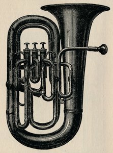 De euphonium, 1910 door Unbekannt
