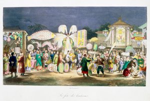 Het Lantaarnfestival, China, 1824-1827