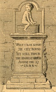 Het beeld in Panyer Alley, 1897 door Unbekannt