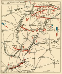 De Eerste Fase van de Grote Terugtocht...1914, ca. 1920 door Unbekannt