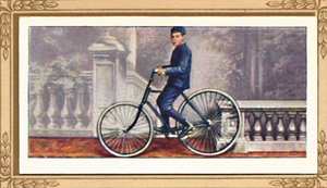 De eerste fiets met pneumatische banden, 1939 door Unbekannt