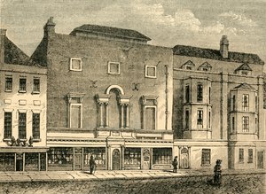 De eerste Koninklijke Academie, rond 1740, 1881 door Unbekannt