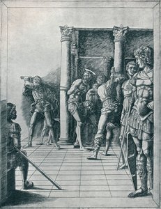 De geseling, met de bestrating door Unbekannt