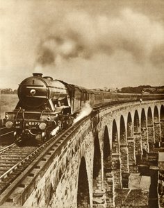 The Flying Scotsman...non-stop rit tussen Kings Cross en Newcastle, 11 juli 1927