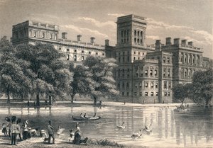 Het ministerie van Buitenlandse Zaken, Westminster, Londen, ca. 1850 1878