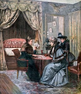 De waarzegster, 1892 door Unbekannt