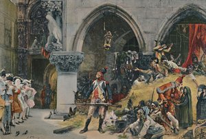 De Fransen voor het Hertogelijk Paleis, Venetië, 1797 door Unbekannt