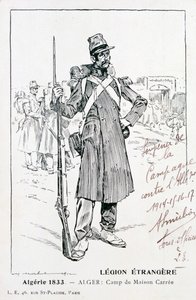 Het Franse Vreemdelingenlegioen, Maison Carrée, Algerije, 1833 door Unbekannt