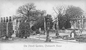 De Franse tuinen, Chatsworth House, Derbyshire, eind 19e of begin 20e eeuw door Unbekannt