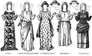 De galerij van Britse kostuums: Kleding gedragen tijdens het bewind van de eerste Edward, ca. 1934 door Unbekannt